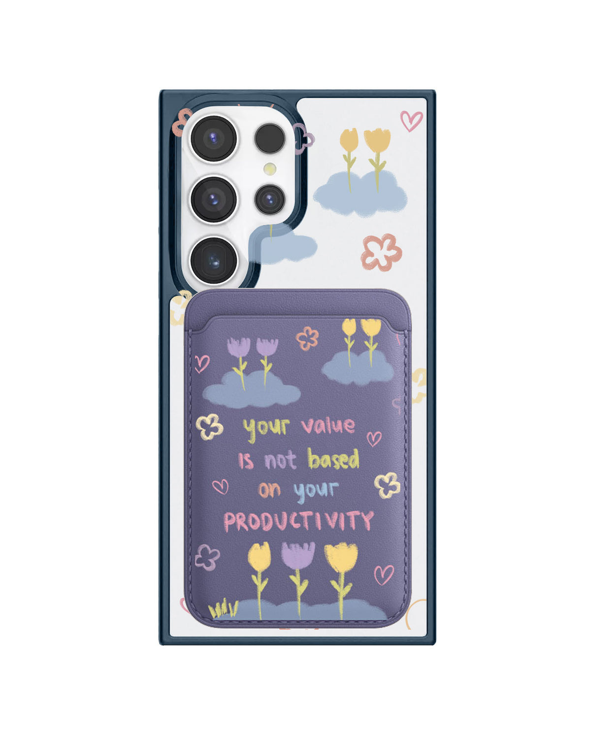 Android Magnetic Wallet Case - Positive Energy
