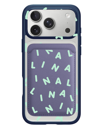 iPhone Magnetic Wallet Case - Monogram 2.0 Tosca