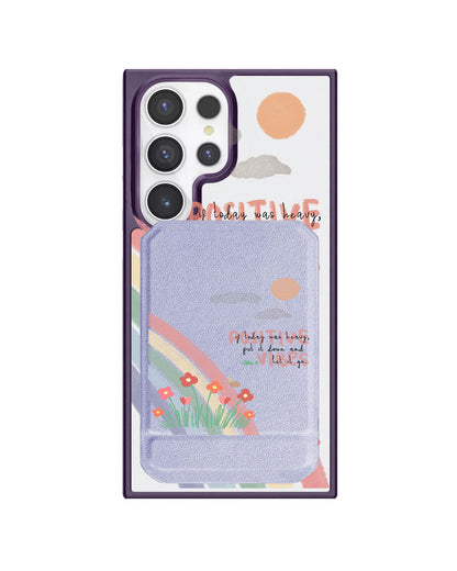 Android Magnetic Multifold Wallet - Positive Vibes