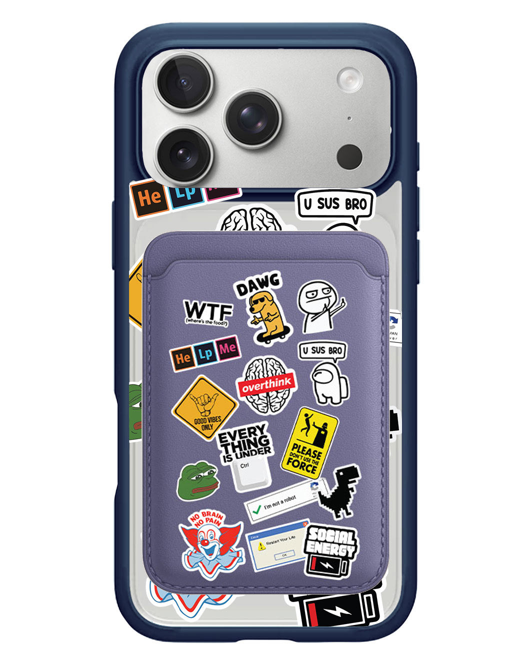 iPhone Magnetic Wallet Case - Brand Parody 2.0