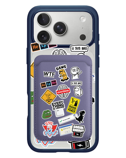 iPhone Magnetic Wallet Case - Brand Parody 2.0