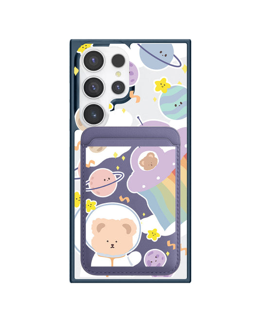 Android Magnetic Wallet Case - Astrobear