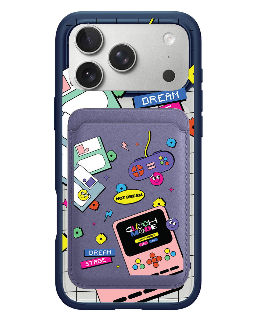 iPhone Magnetic Wallet Case - NCT Glitch Mode