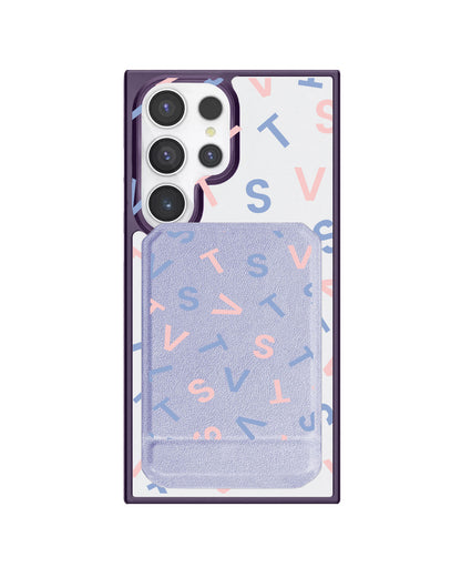 Android Magnetic Multifold Wallet - Seventeen Monogram
