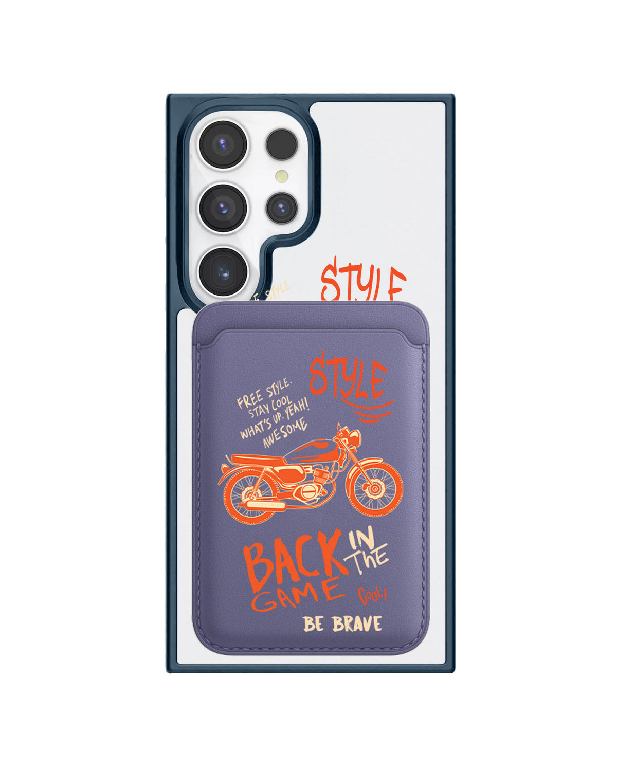 Android Magnetic Wallet Case - Back In The Game