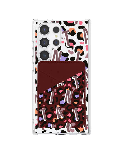Android Phone Wallet Case - Leopard Monogram 5.0