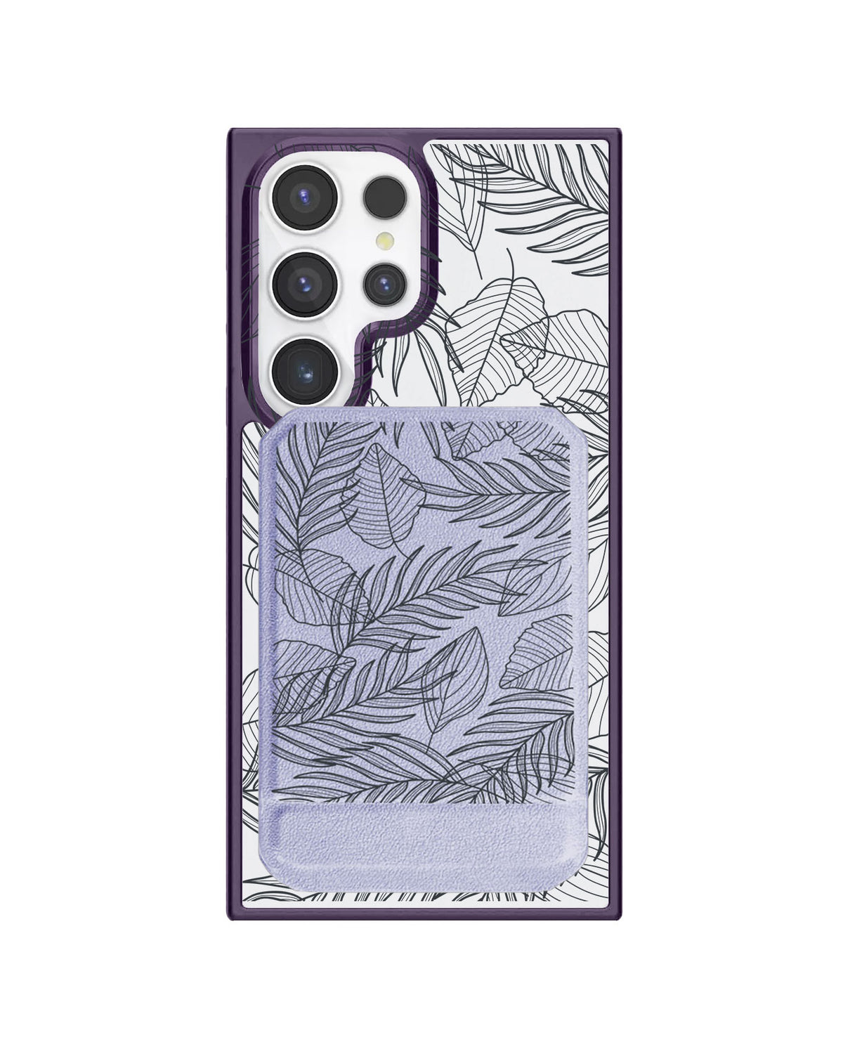 Android Magnetic Multifold Wallet - Sketchy Tropical 2.0