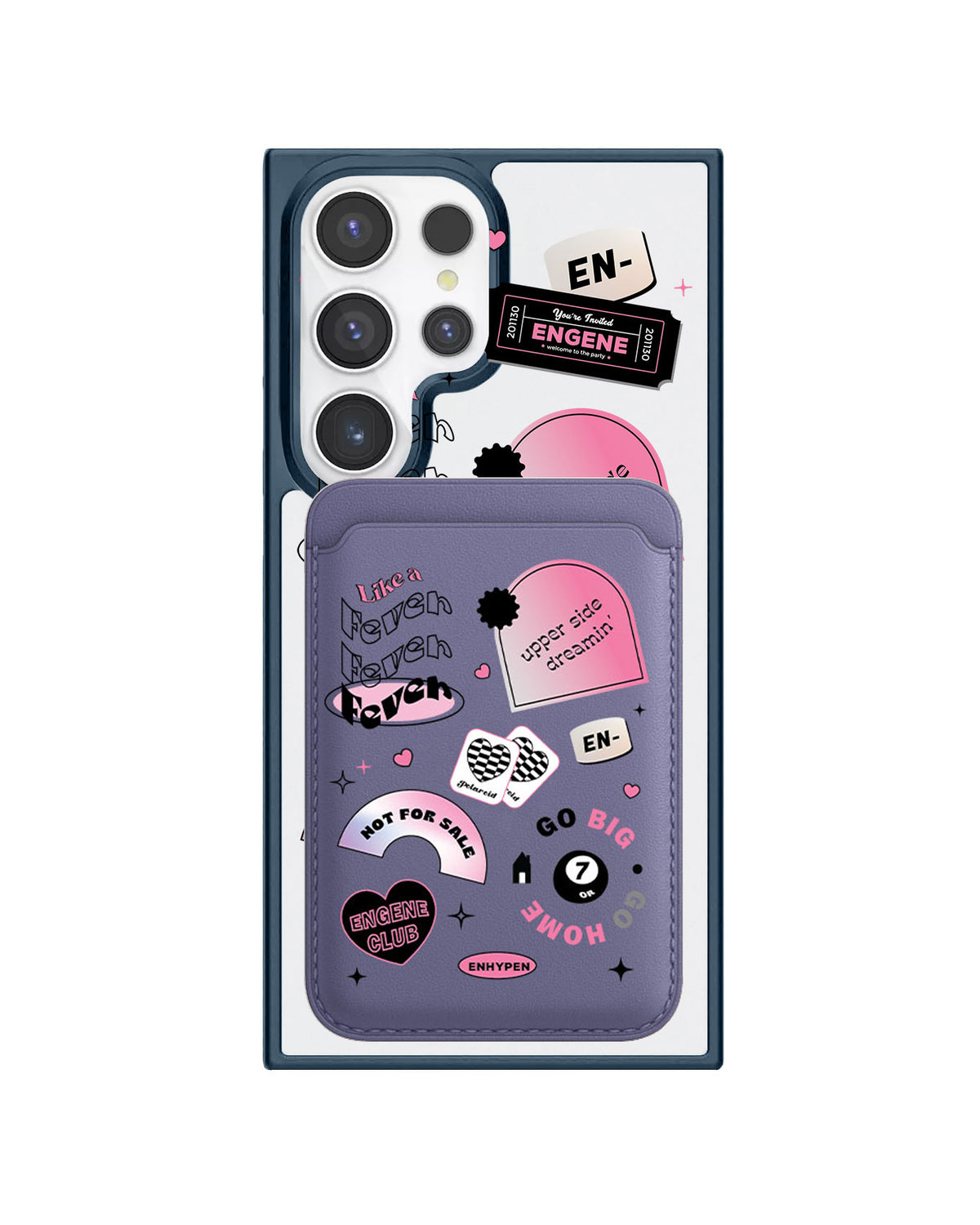 Android Magnetic Wallet Case - Enhyphen Sticker Pack