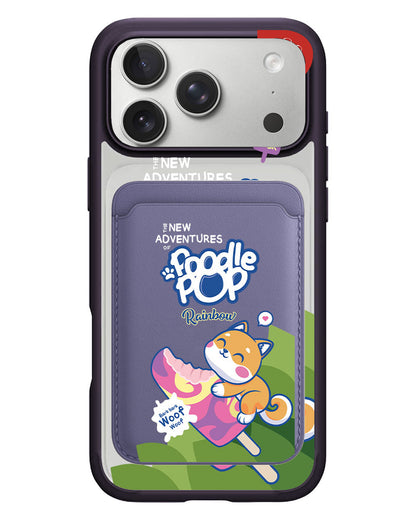 iPhone Magnetic Wallet Case - Poodle Pop
