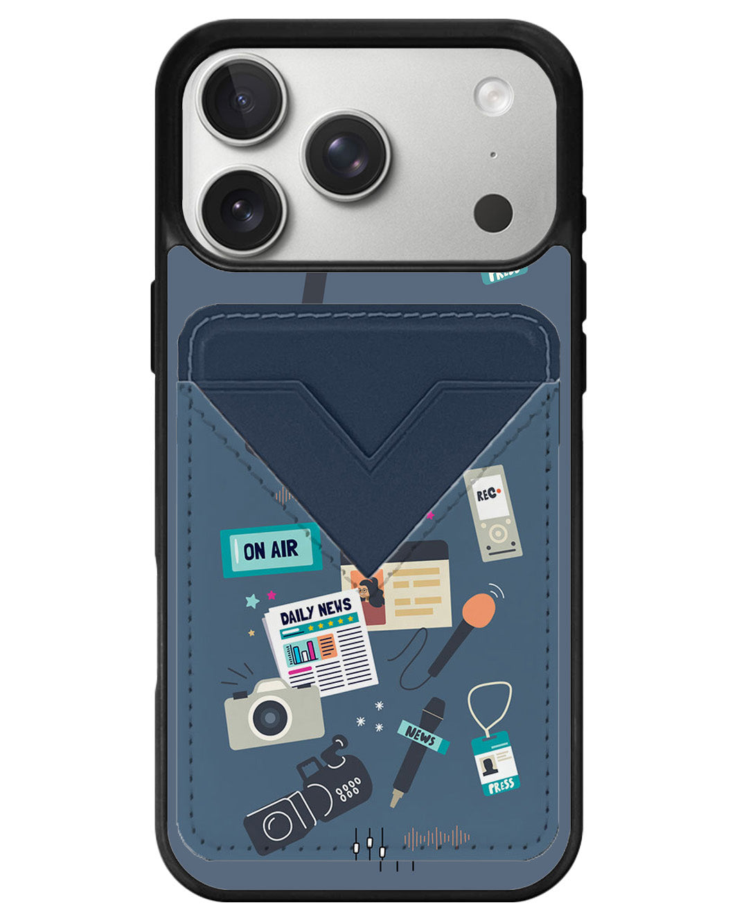 iPhone Avant Wallet Case - Journalism