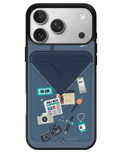 iPhone Avant Wallet Case - Journalism