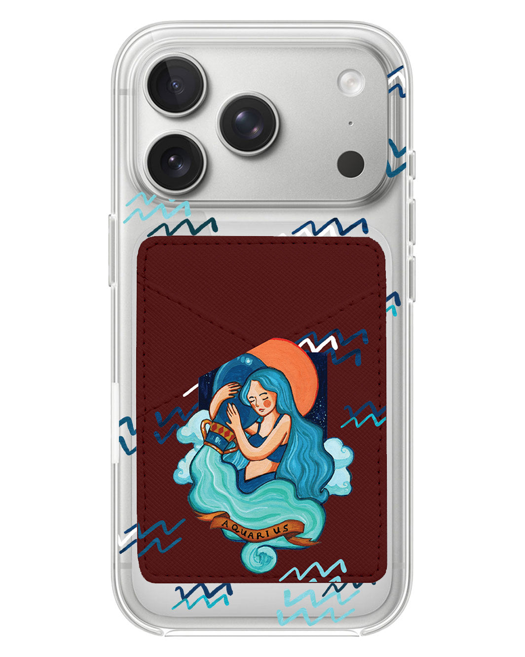 iPhone Phone Wallet Case - Aquarius