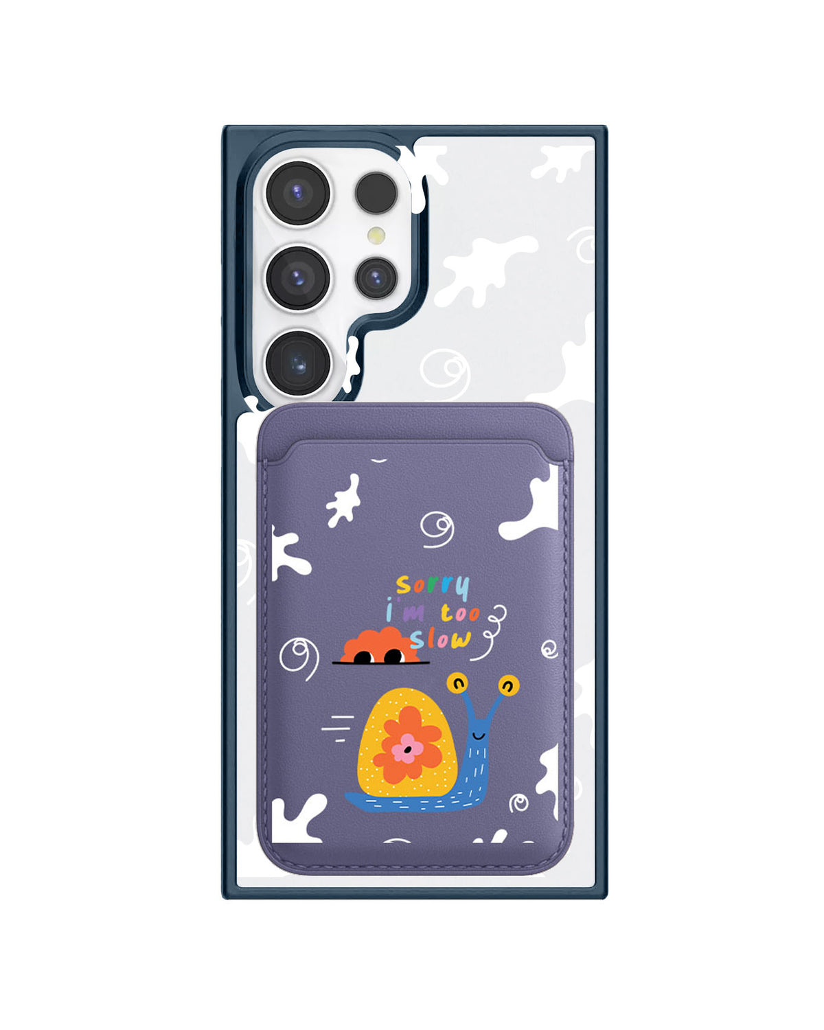 Android Magnetic Wallet Case - Sorry Being Slow
