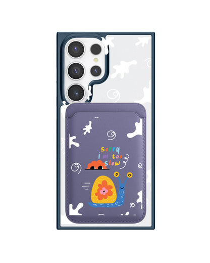 Android Magnetic Wallet Case - Sorry Being Slow