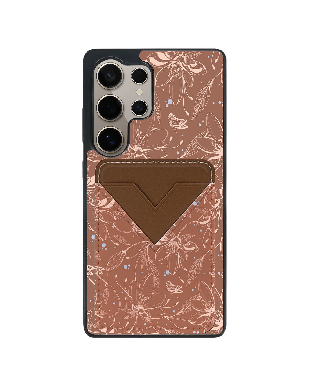 Android Avant Wallet Case - Sketchy Flower&Butterfly 1.0