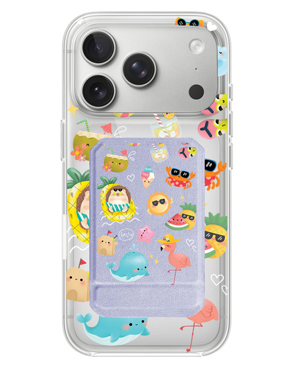 iPhone Magnetic Multifold Wallet - Summer