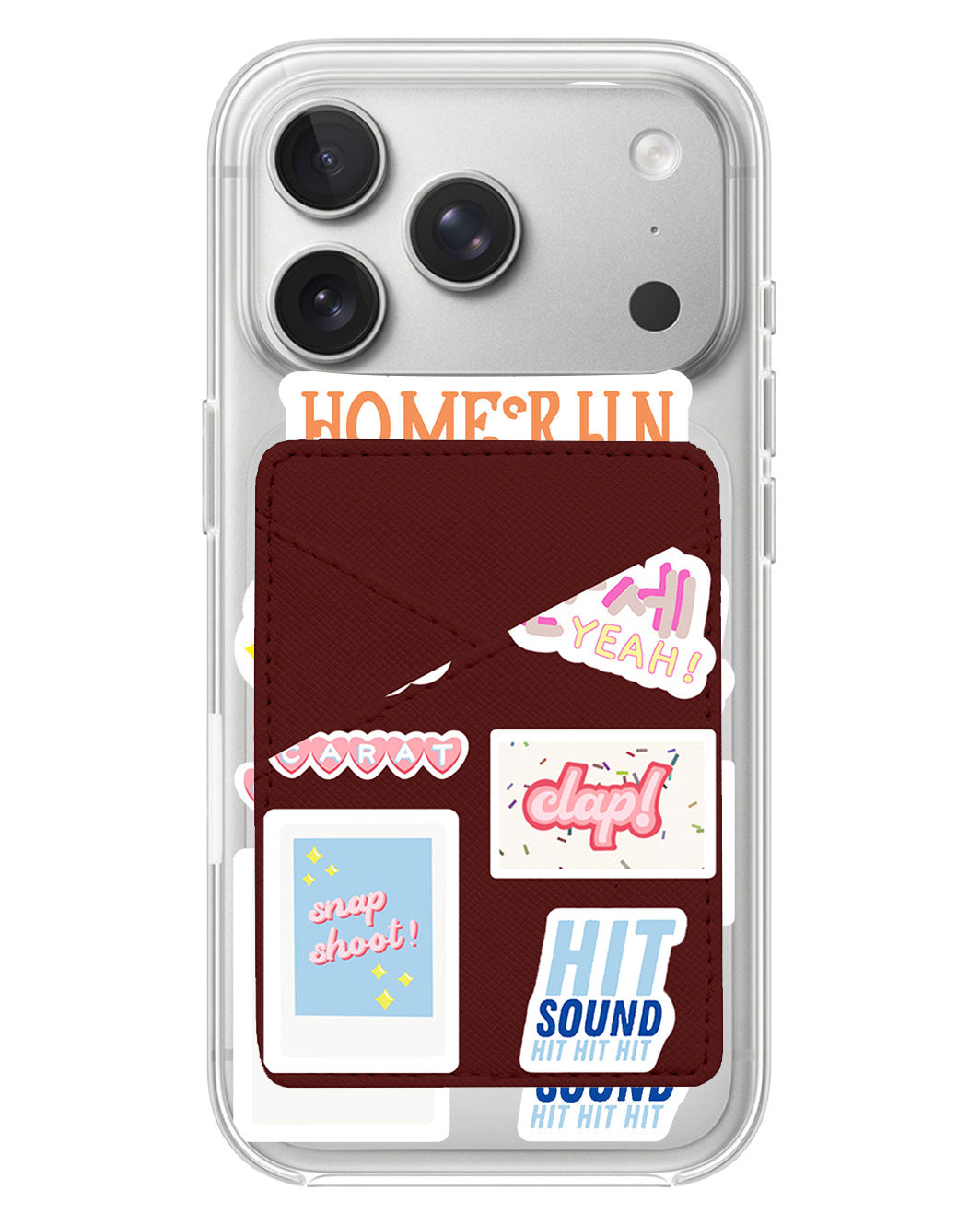 iPhone Phone Wallet Case - Seventeen Sticker Pack