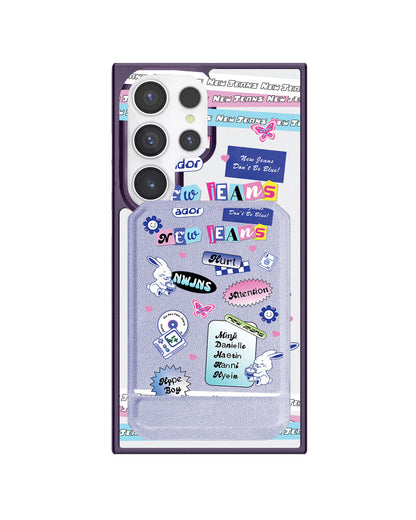 Android Magnetic Multifold Wallet - New Jeans Sticker