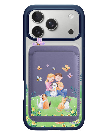 iPhone Magnetic Wallet Case - Adorable Animals