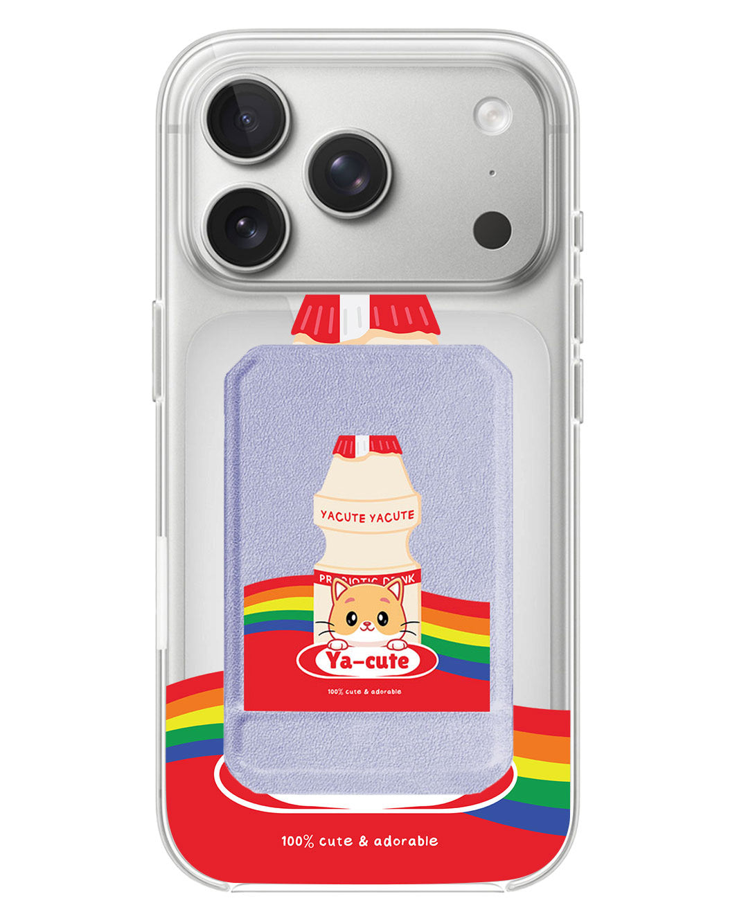 iPhone Magnetic Multifold Wallet - Yacute Cat