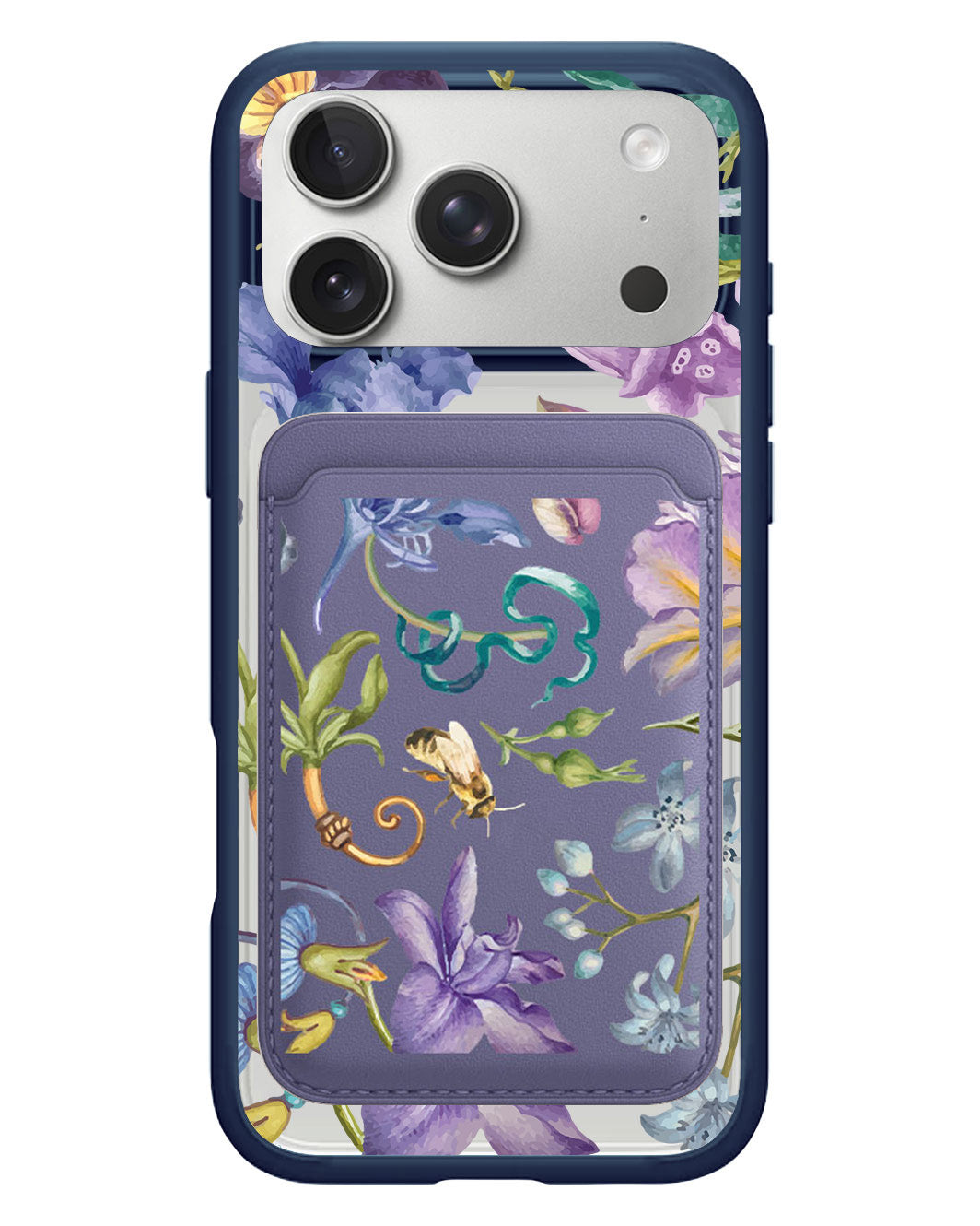 iPhone Magnetic Wallet Case - Violetta