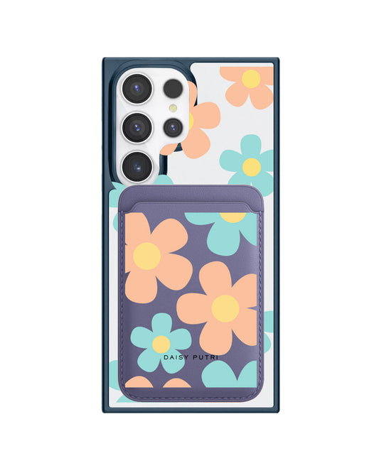 Android Magnetic Wallet Case - Daisy Daze