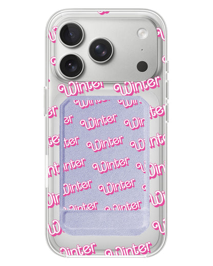 iPhone Magnetic Multifold Wallet - Barbie Monogram