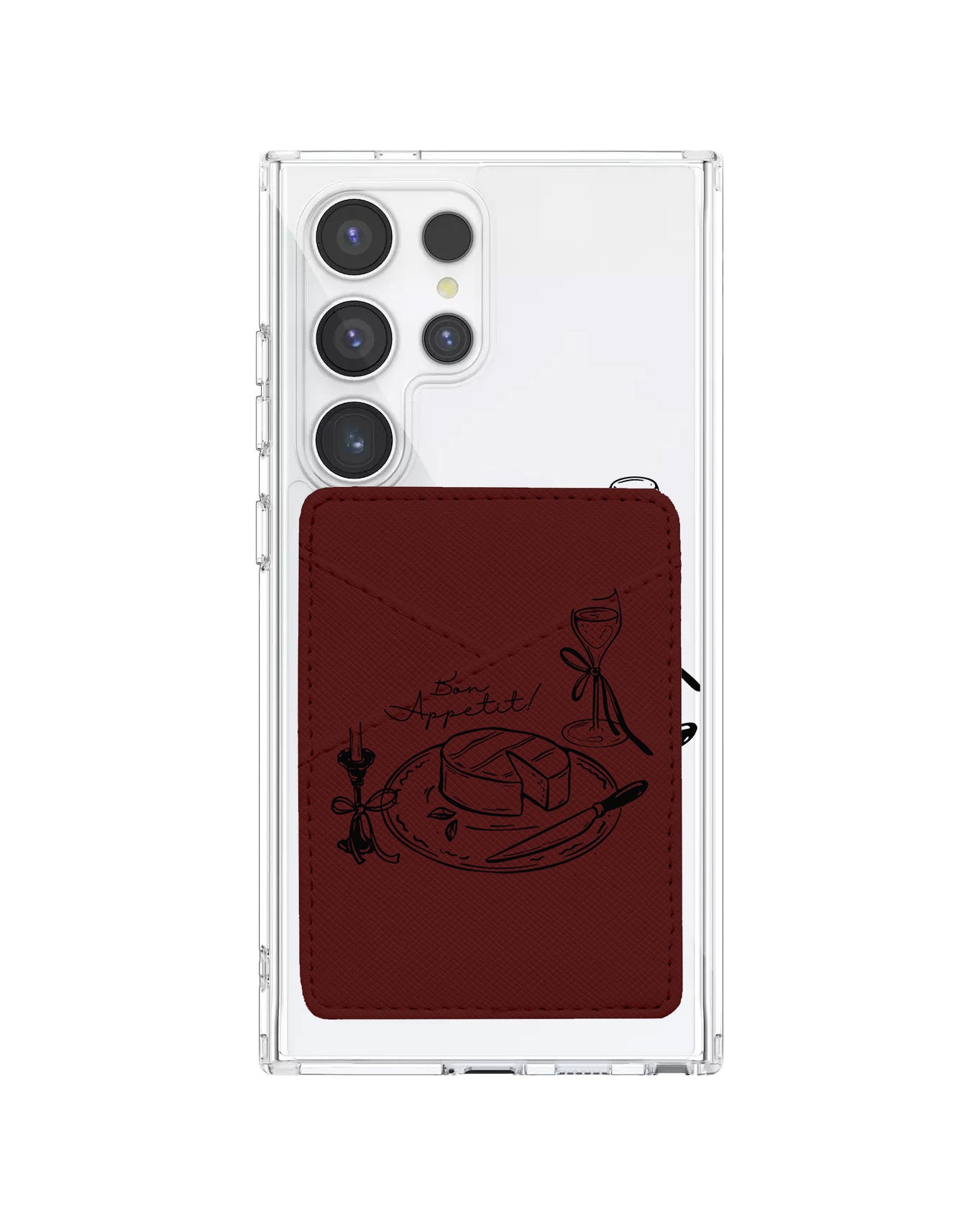 Android Phone Wallet Case - Bon Appetit