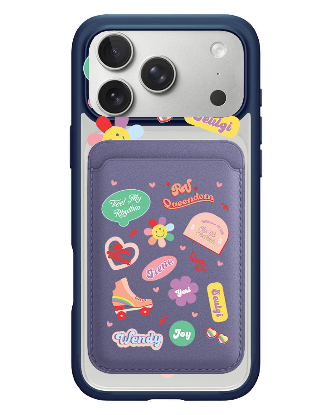 iPhone Magnetic Wallet Case - Red Velvet Sticker Pack