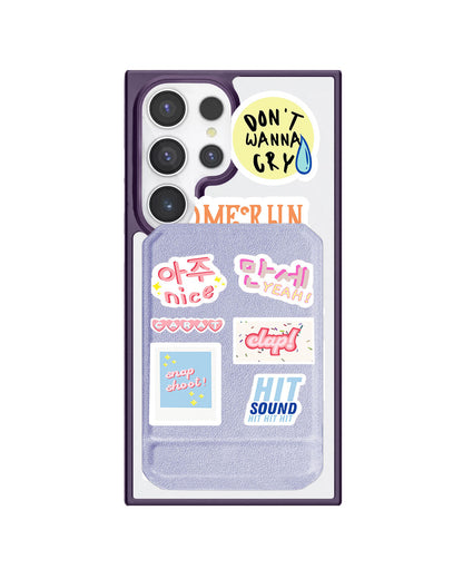 Android Magnetic Multifold Wallet - Seventeen Sticker Pack
