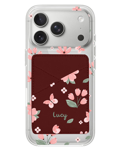 iPhone Phone Wallet Case - Pink Delight