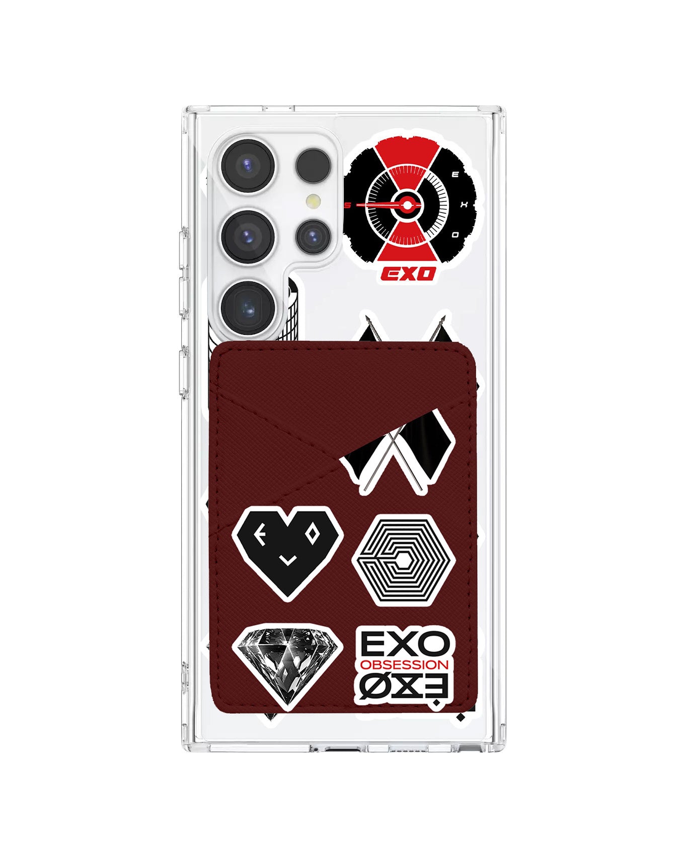Android Phone Wallet Case - EXO Sticker Pack