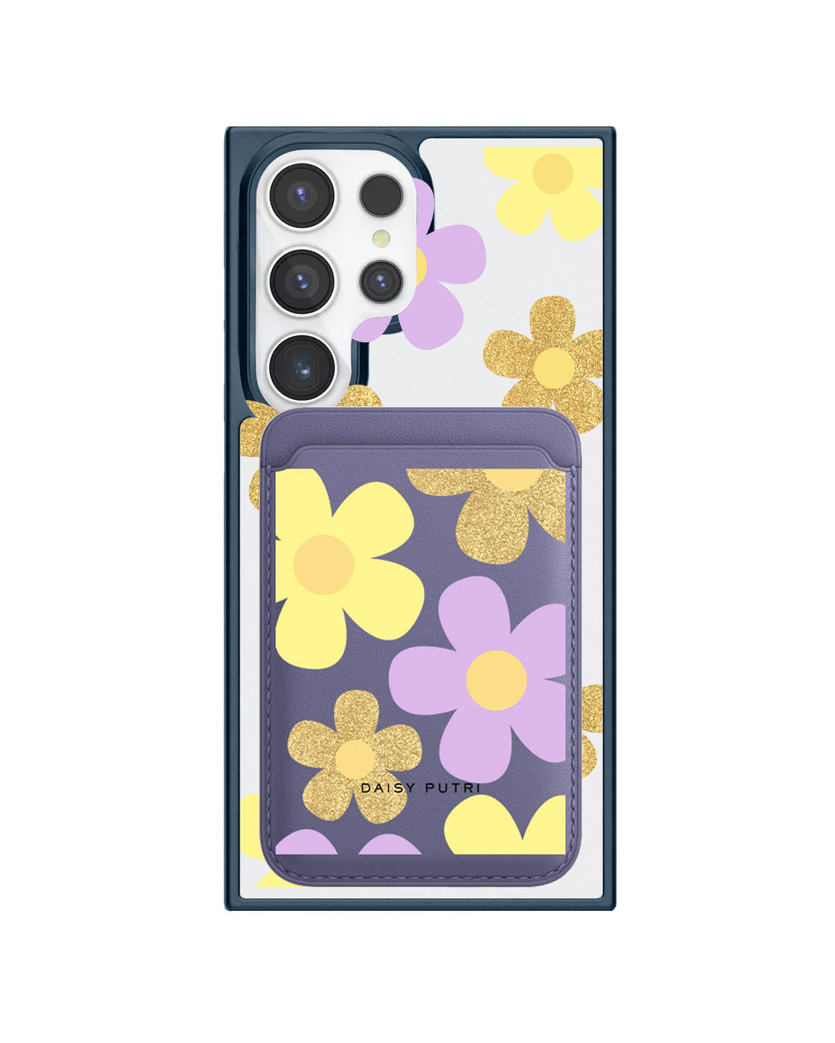 Android Magnetic Wallet Case - Daisy Twinkle