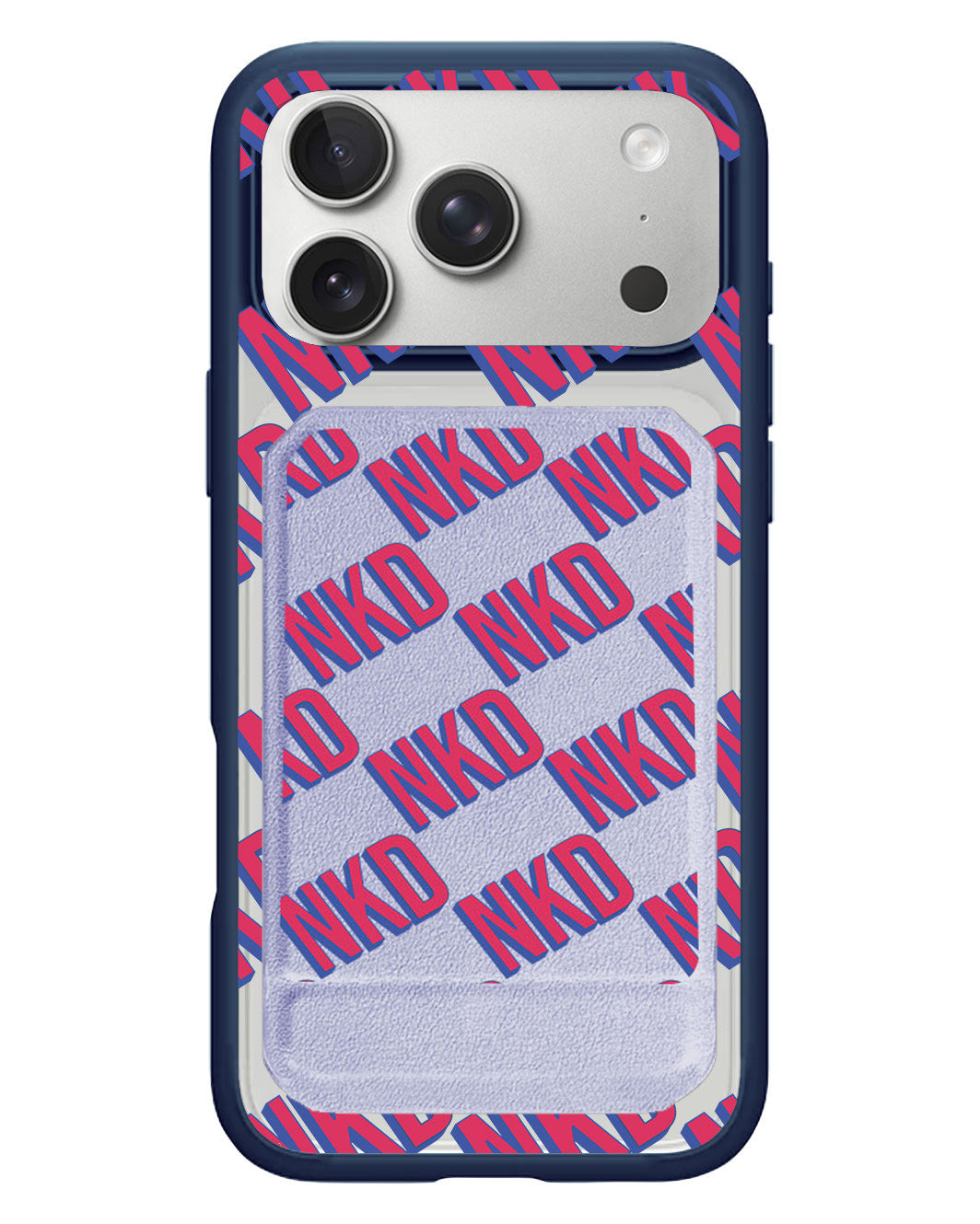 iPhone Magnetic Multifold Wallet - Diagonal Initial Monogram 2.0