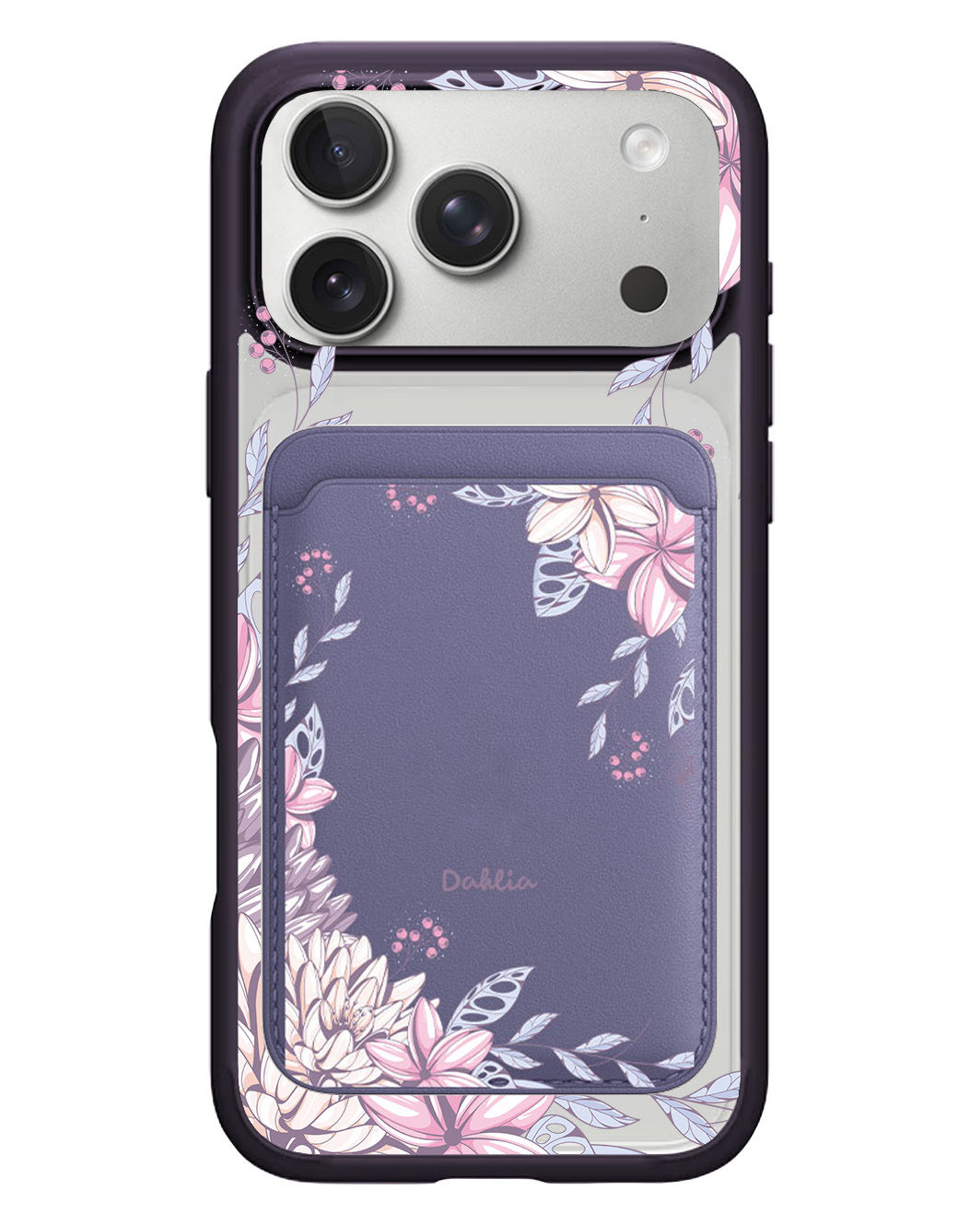 iPhone Magnetic Wallet Case - Dahlia