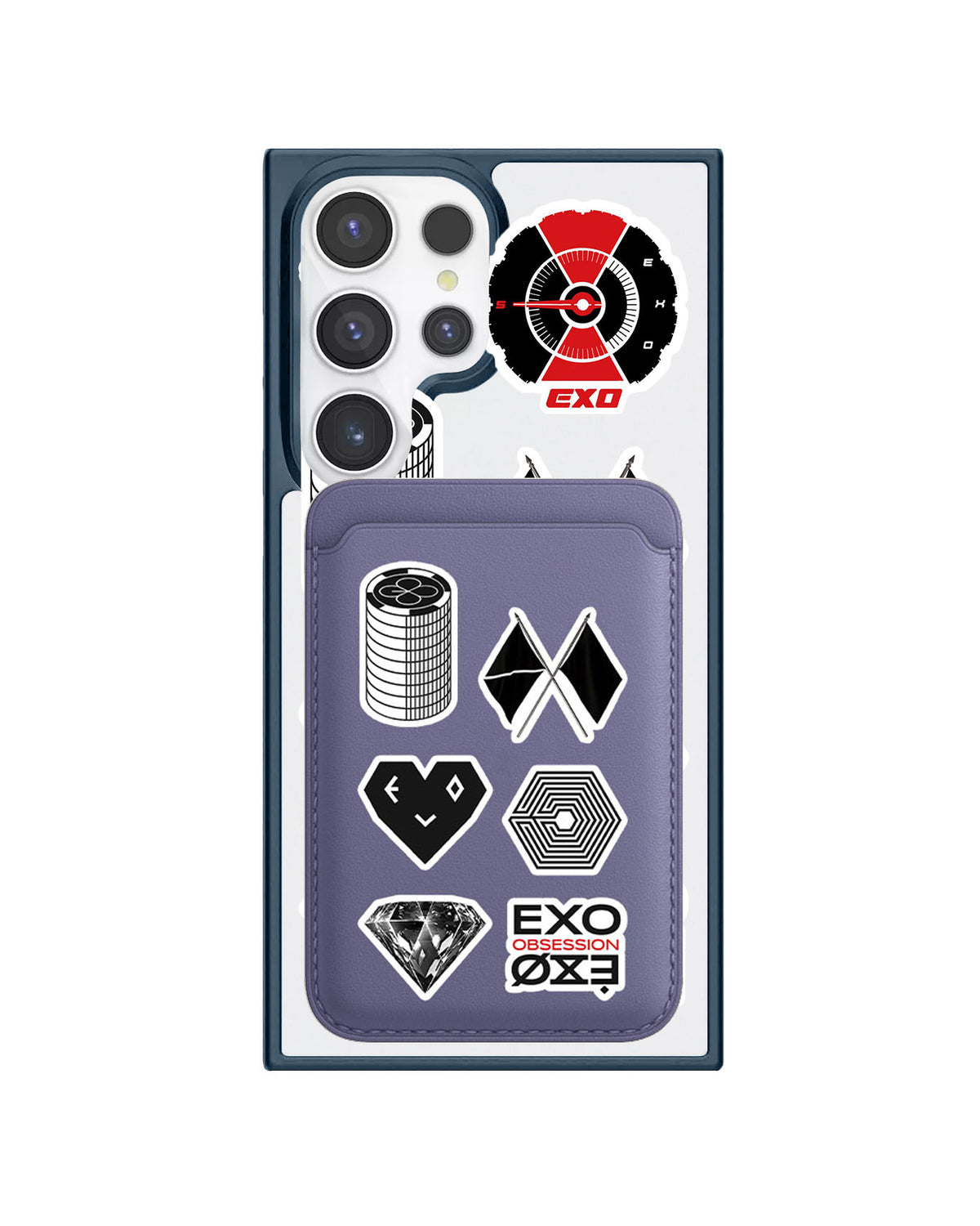 Android Magnetic Wallet Case - EXO Sticker Pack