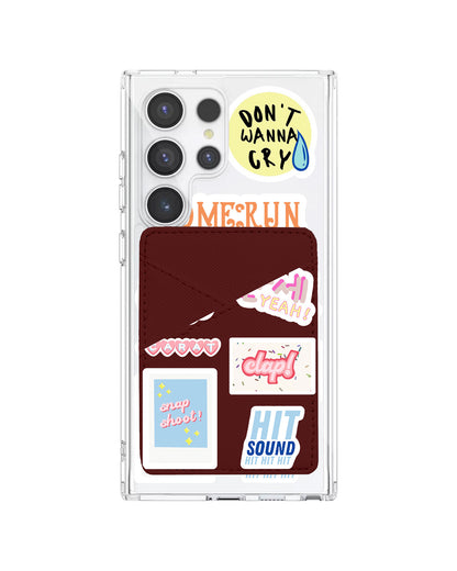 Android Phone Wallet Case - Seventeen Sticker Pack