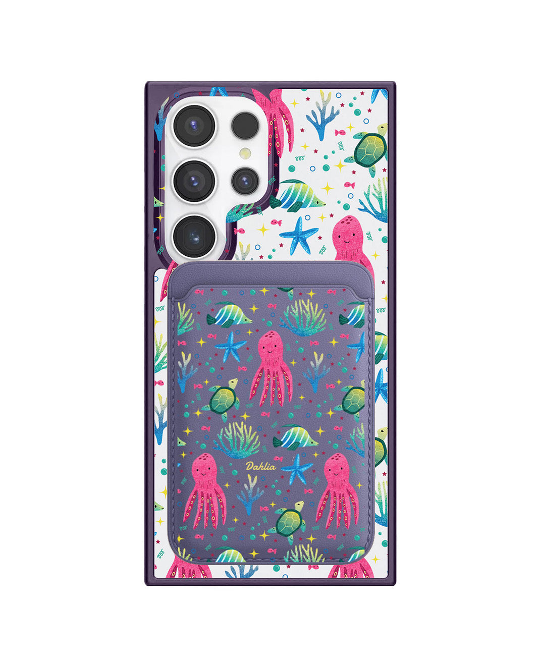 Android Magnetic Wallet Case - Underwater Dreams 2.0