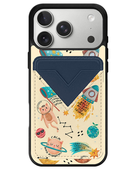 iPhone Avant Wallet Case - Spaceship