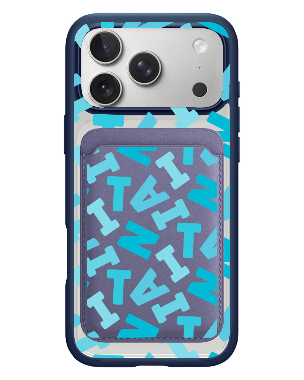 iPhone Magnetic Wallet Case - Scattered Monogram 5.0