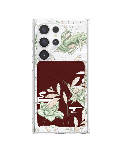 Android Phone Wallet Case - Fish & Floral 6.0