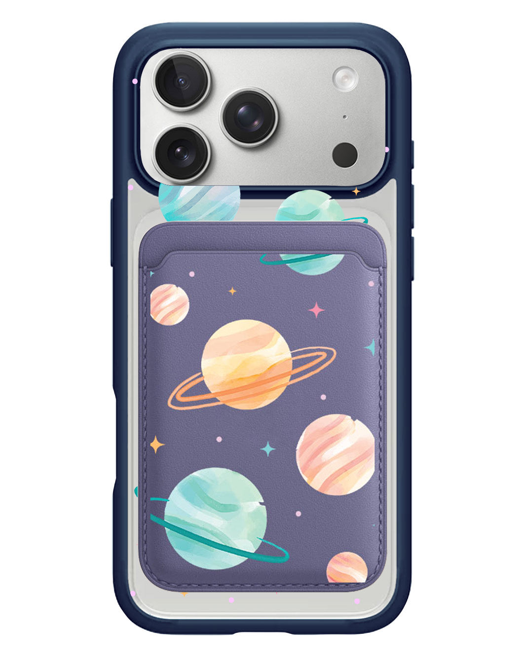iPhone Magnetic Wallet Case - Planetarium 1.0