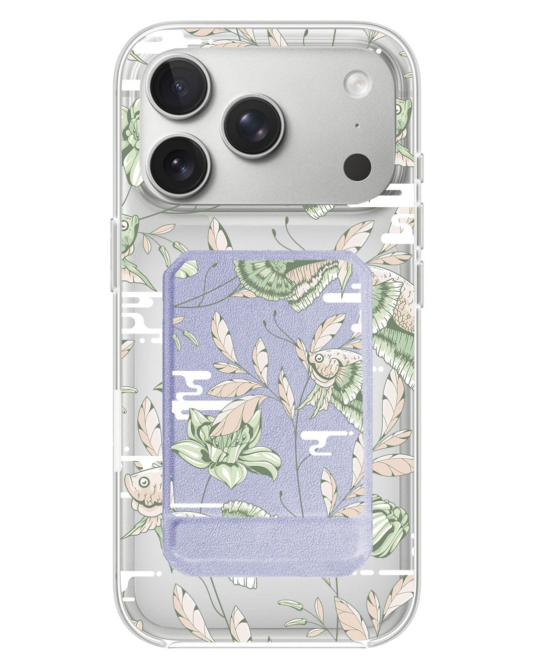 iPhone Magnetic Multifold Wallet - Fish & Floral 6.0