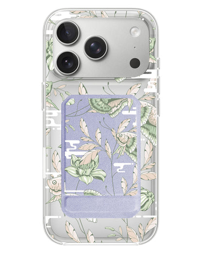 iPhone Magnetic Multifold Wallet - Fish & Floral 6.0