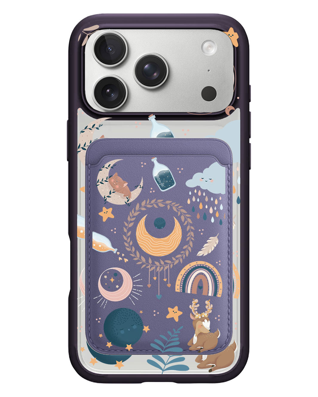 iPhone Magnetic Wallet Case - Boho