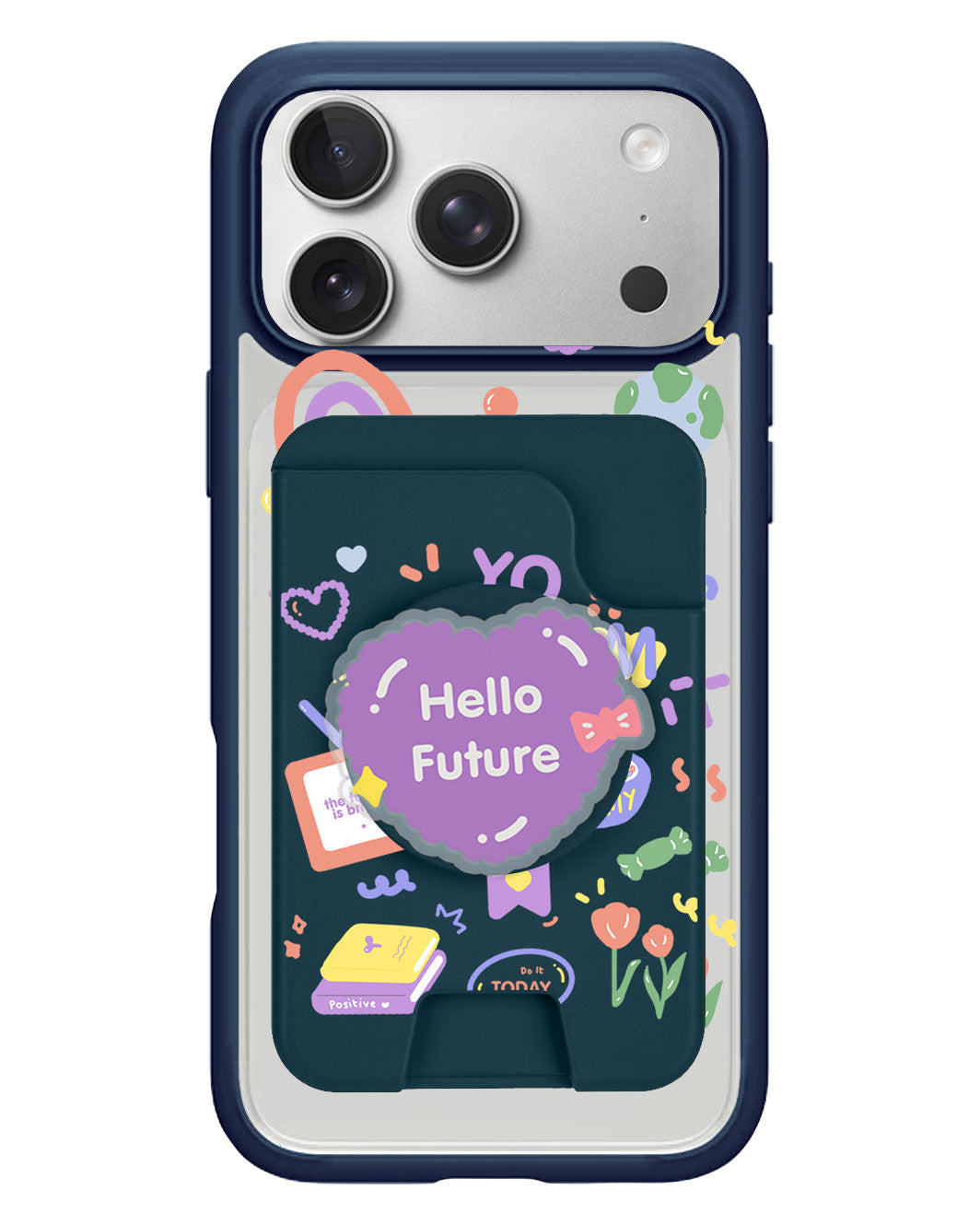iPhone Magpop Wallet - Hello Future