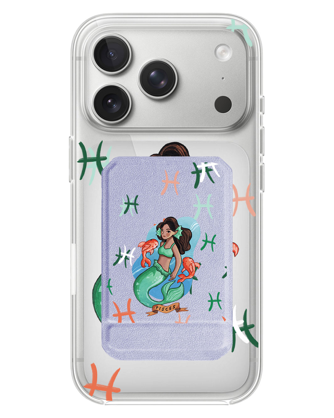 iPhone Magnetic Multifold Wallet - Pisces