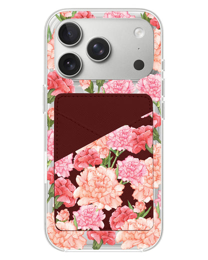 iPhone Phone Wallet Case - January Carnation