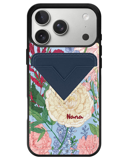 iPhone Avant Wallet Case - July Delphinium