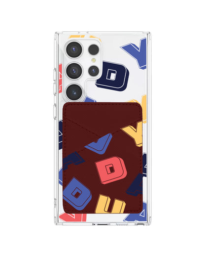 Android Phone Wallet Case - Cool Monogram